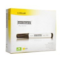 Dollar Dry Erase Marker Black (Pack Of 12)
