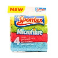 Spontex Micro Fiber Cloth (Pack of 4)