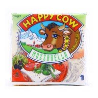 Happy Cow Mozzarella Slice Cheese Slices (Pack of 10)