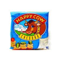 Happy Cow Slice Cheese Cheddar (10 Slices) – 150gm