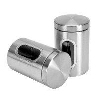 Kitchen Storage Canister Stainless Steel (Different Design)