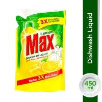Lemon Max Lemon Dishwash Liquid Pouch – 450ml