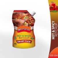 Shangrila Tomato Ketchup Hot and Spicy Pouch – 475ml