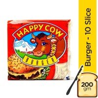 Happy Cow Slice Cheese Burger (10 Slices) – 200gm