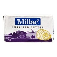 Millac Unsalted Butter – 200gm